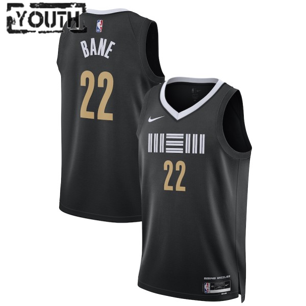Memphis Grizzlies Trikot Desmond Bane Nike 2023-24 City Edition Schwarz Swingman - Kinder